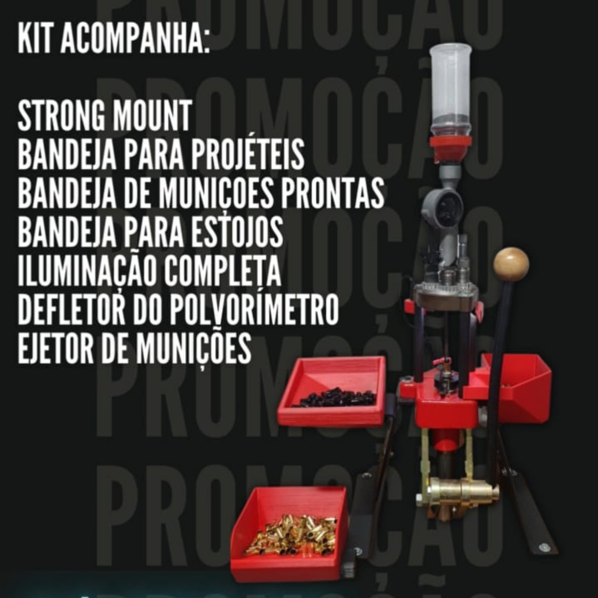 Kit de acessórios completo para LEE TURRET CLASSIC