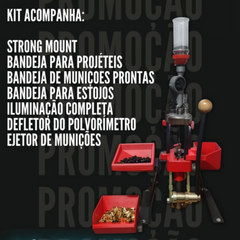 Kit de acessórios completo para LEE TURRET CLASSIC (sem defletor)